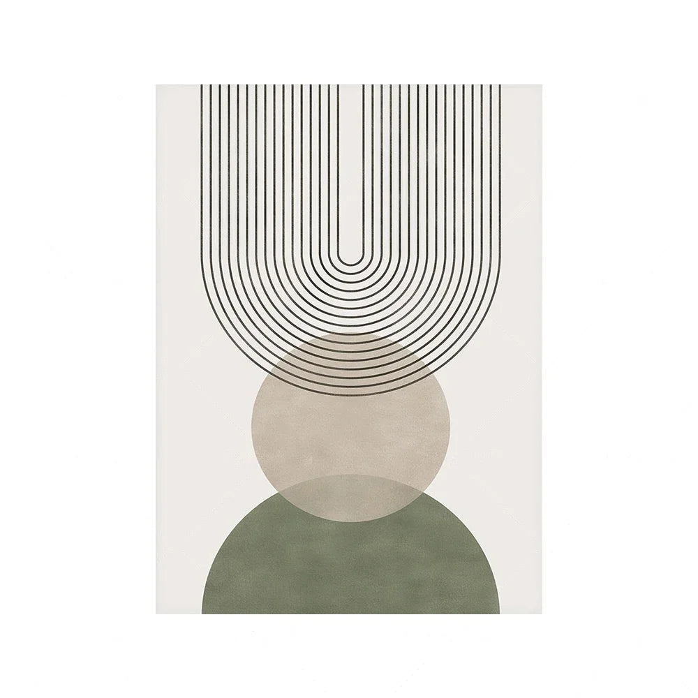 Nordic Sage Green Botanical Posters