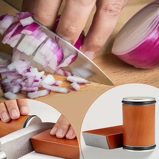 Rolling Knife Sharpener – Dual Diamond Grind Sharpener for Kitchen Knives | Aria Home