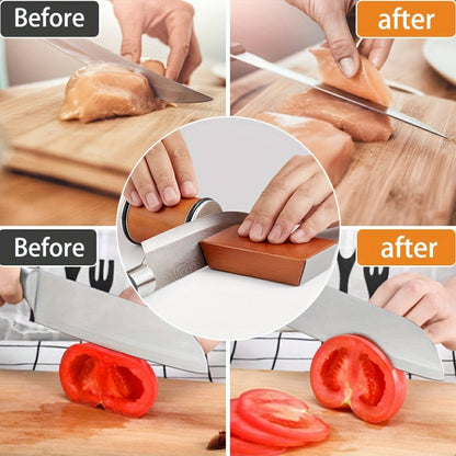 Rolling Knife Sharpener – Dual Diamond Grind Sharpener for Kitchen Knives | Aria Home