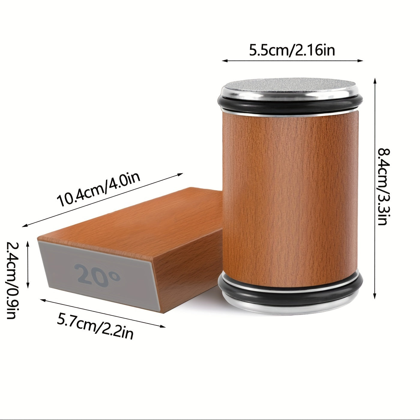 Rolling Knife Sharpener – Dual Diamond Grind Sharpener for Kitchen Knives | Aria Home