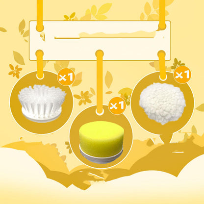 Rechargeable Electric Kitchen Scrubber – Multifunctional Brush for Dishes, Stovetop & Range Hood