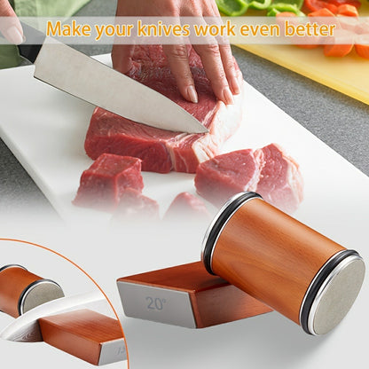 Rolling Knife Sharpener – Dual Diamond Grind Sharpener for Kitchen Knives | Aria Home