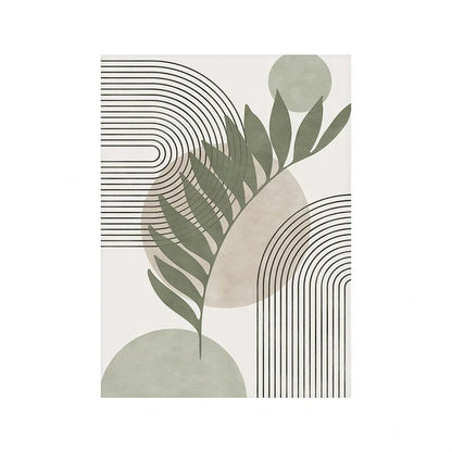 Nordic Sage Green Botanical Posters